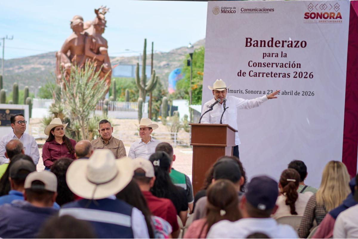 El mandatario estatal, durante el arranque a los trabajos de conservación de la red carretera federal libre de peaje, informó que se destinarán mil 632 millones de pesos para intervenir mil 600 kilómetros de carreteras en acciones como bacheo, mantenimiento, puntos específicos, y reconstrucción de puentes.