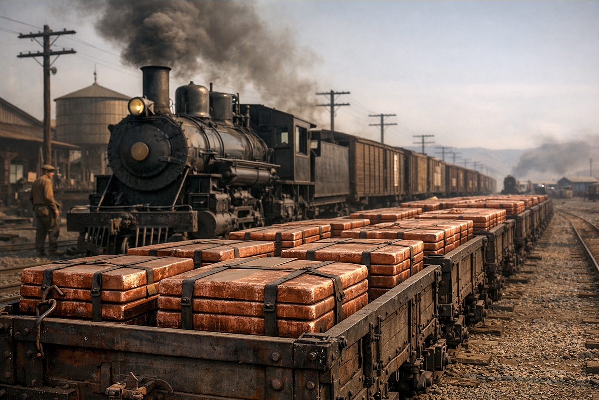En la estación de trenes